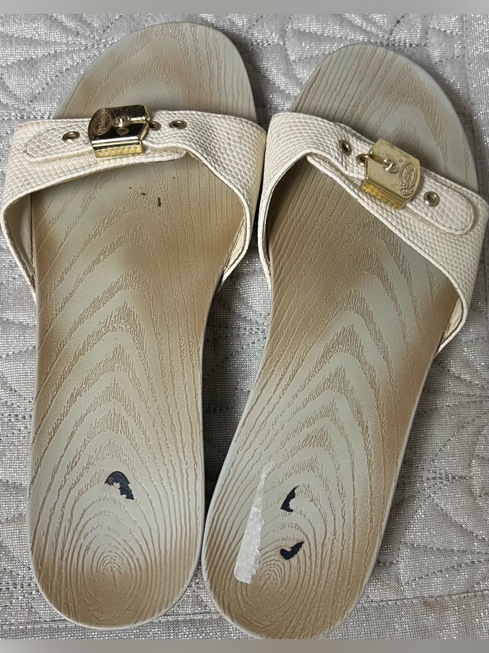 Dr Scholl’s Classic Sandals Gardenia Snake Print Women’s Sz 7
